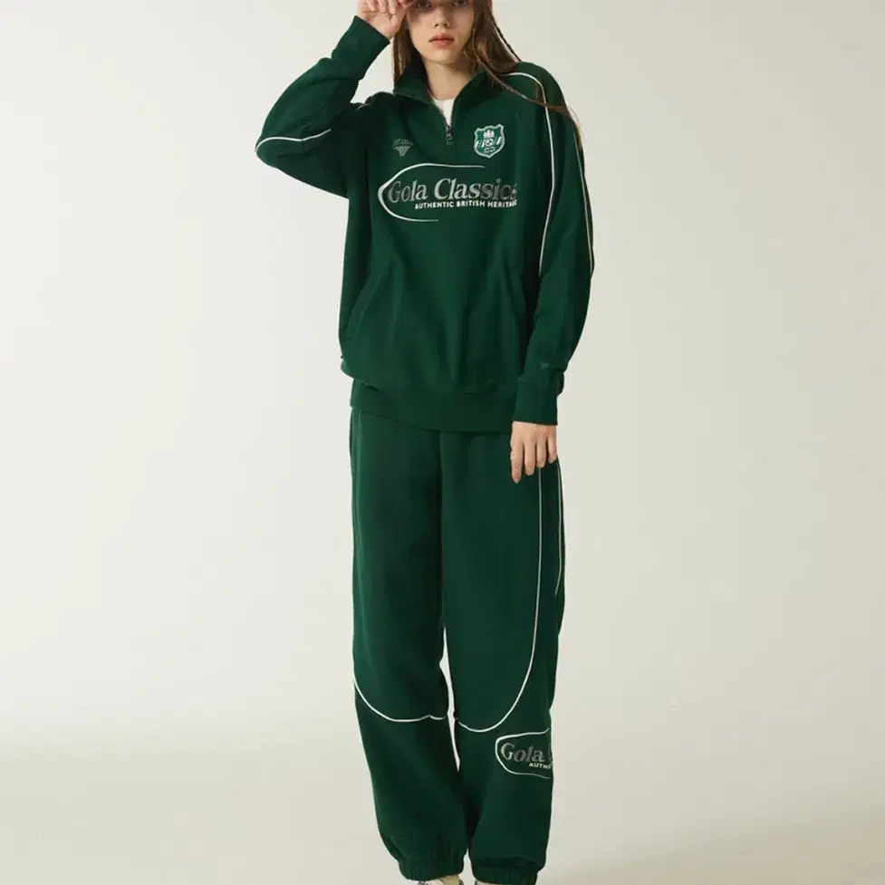 GOLA RETRO SPORTS HALF ZIP-UP 골라 하프집업