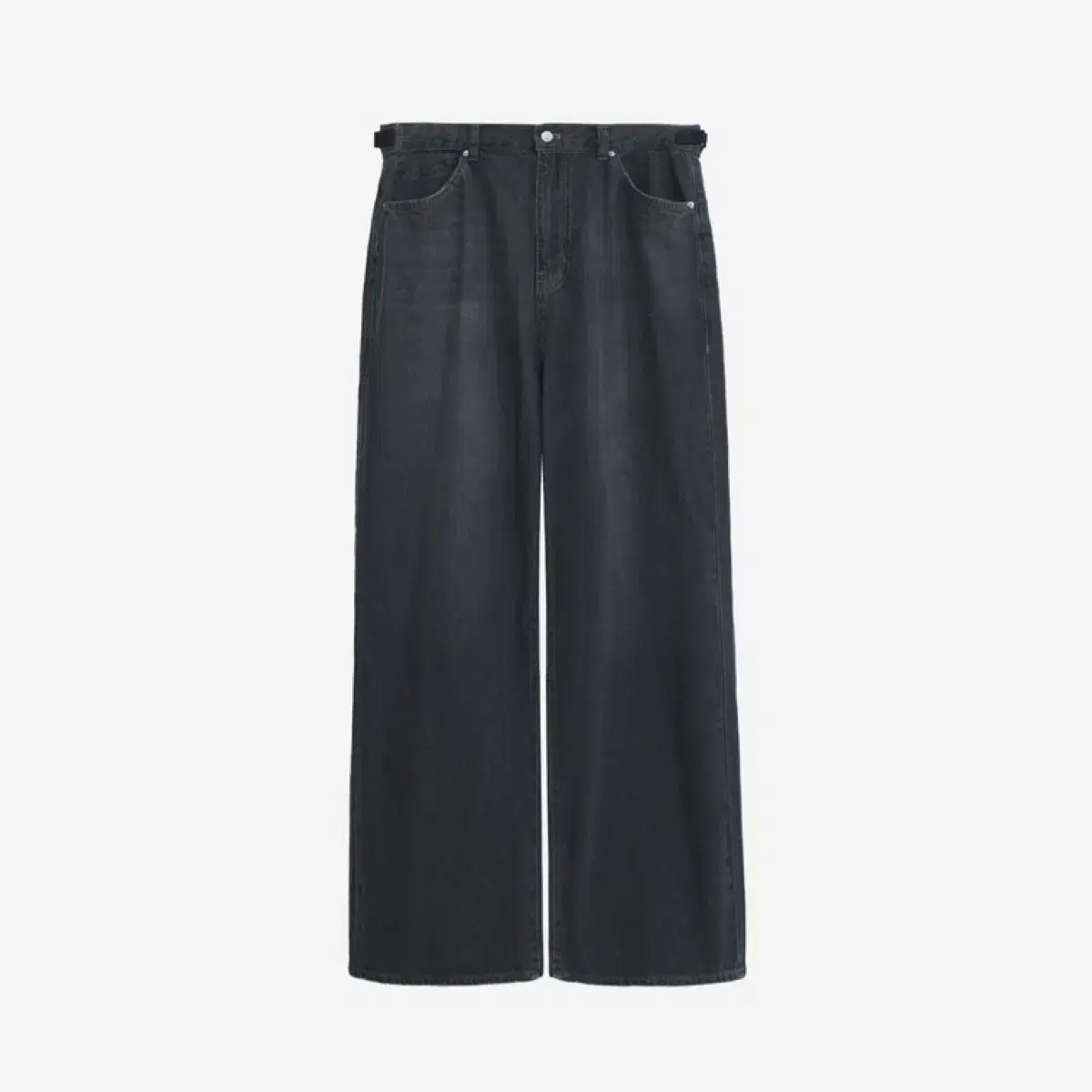 [1] Polythene Koshima Denim Pants in Washed Black