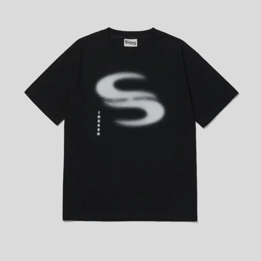 SORANO Basic Logo T-shirt Black 소라노 반팔