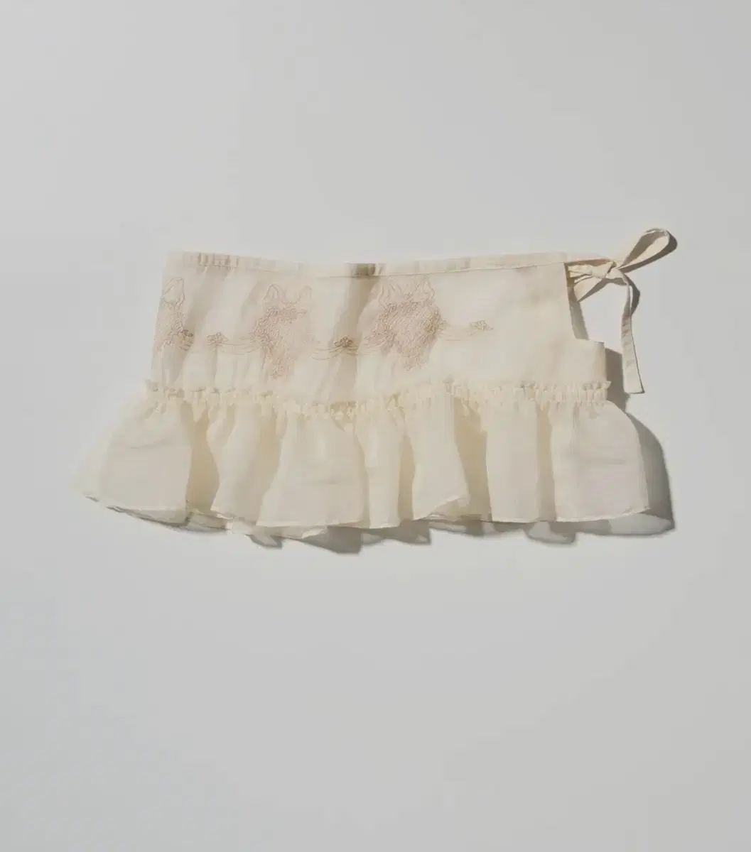 스컬프터 레이스 스커트 Peekaboo Micro Sheer Skirt