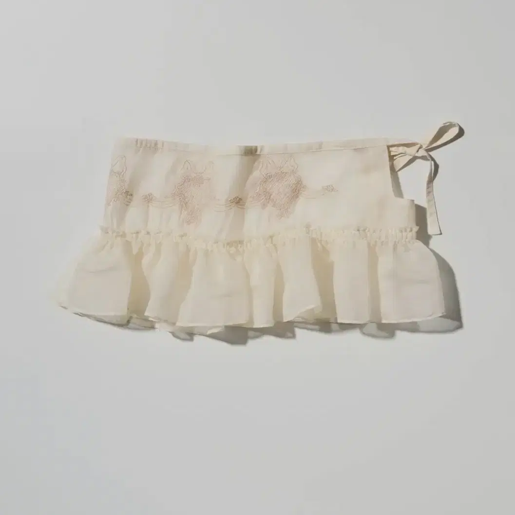 스컬프터 레이스 스커트 Peekaboo Micro Sheer Skirt