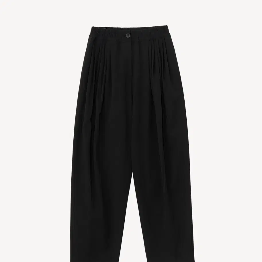 문달 Volume Tuck Pants in Black s사이즈