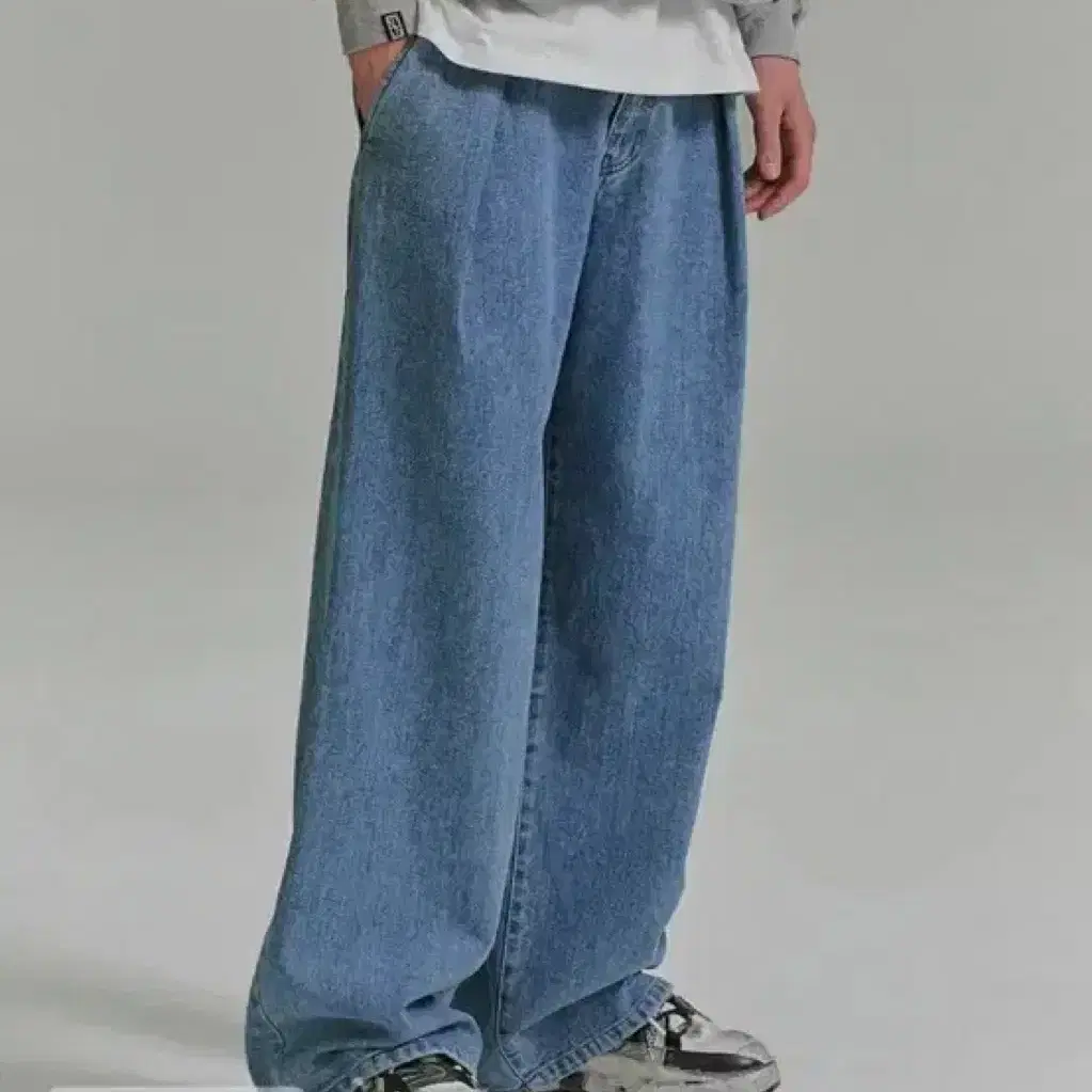 낫포너드 Banding One Tuck Wide Denim Pants