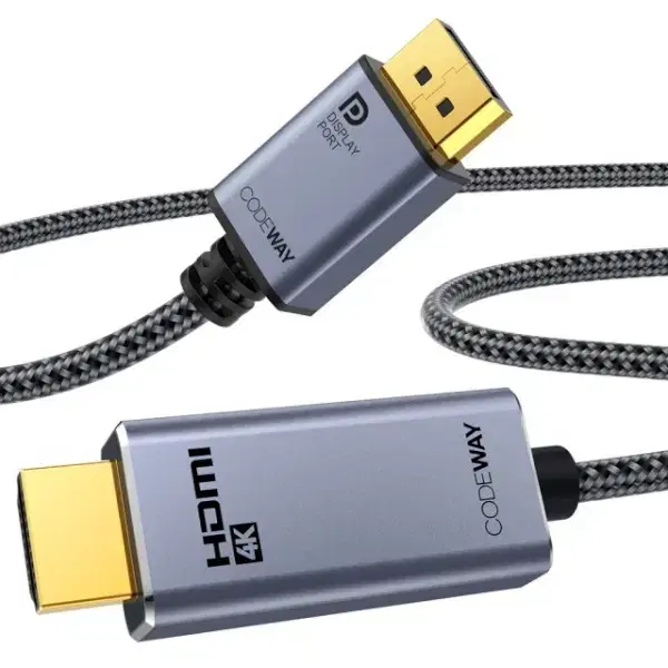 DP1.4 to HDMI2.0 메탈형 변환 케이블 1.5m