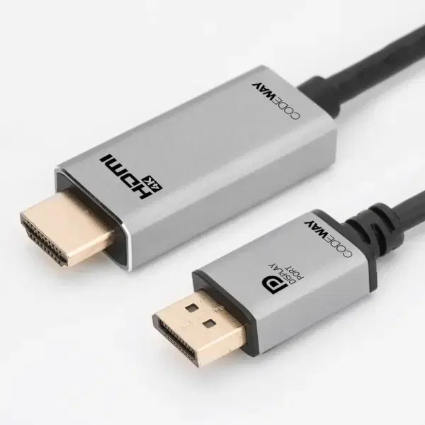 DP1.4 to HDMI2.0 메탈형 변환 케이블 1.5m