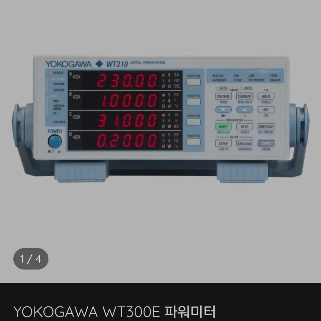 WT310 요코가와 파워미터를 디지털전력분석계 일본제품