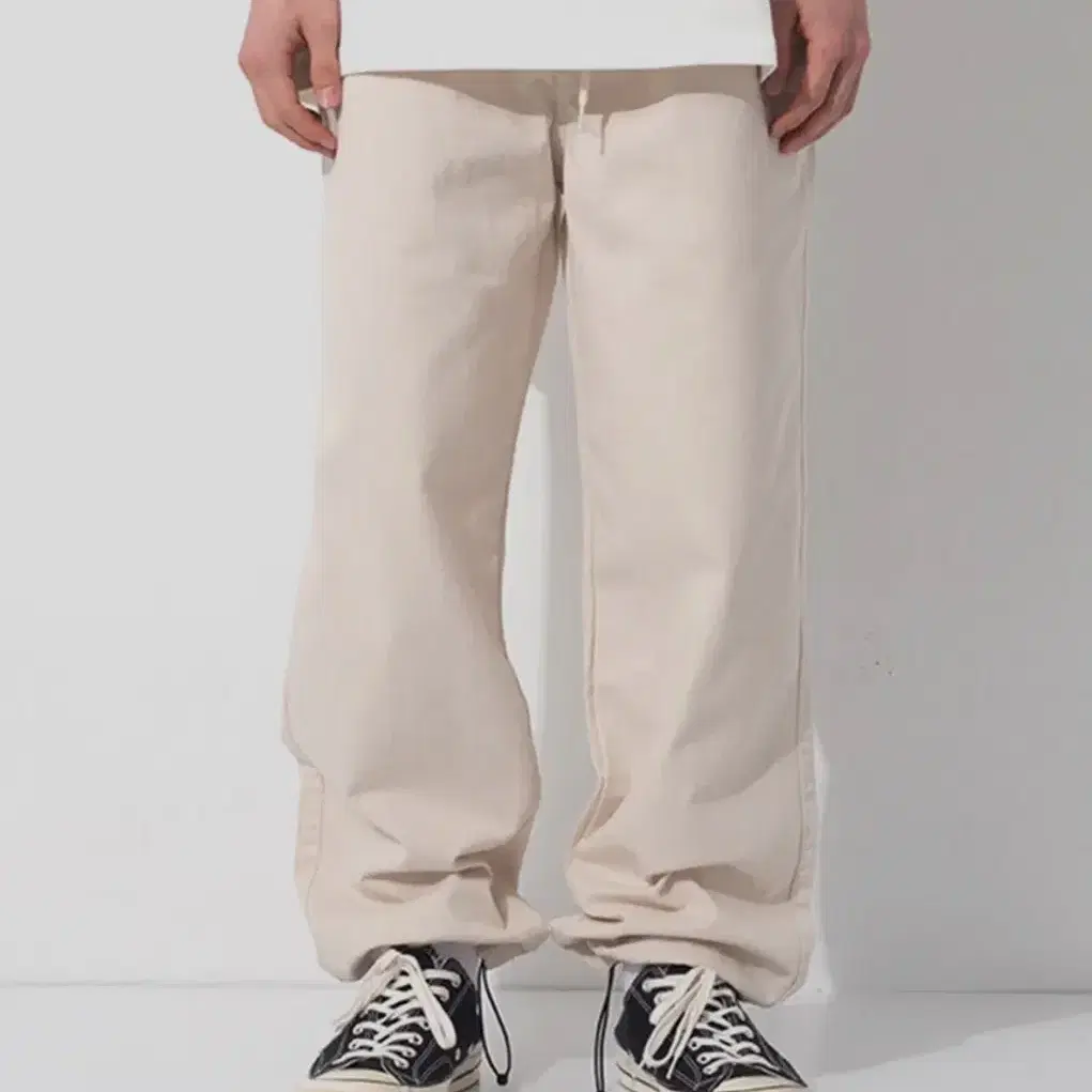 큐티에잇 가먼츠 LS Cotton Wide Banding Pant (Oa