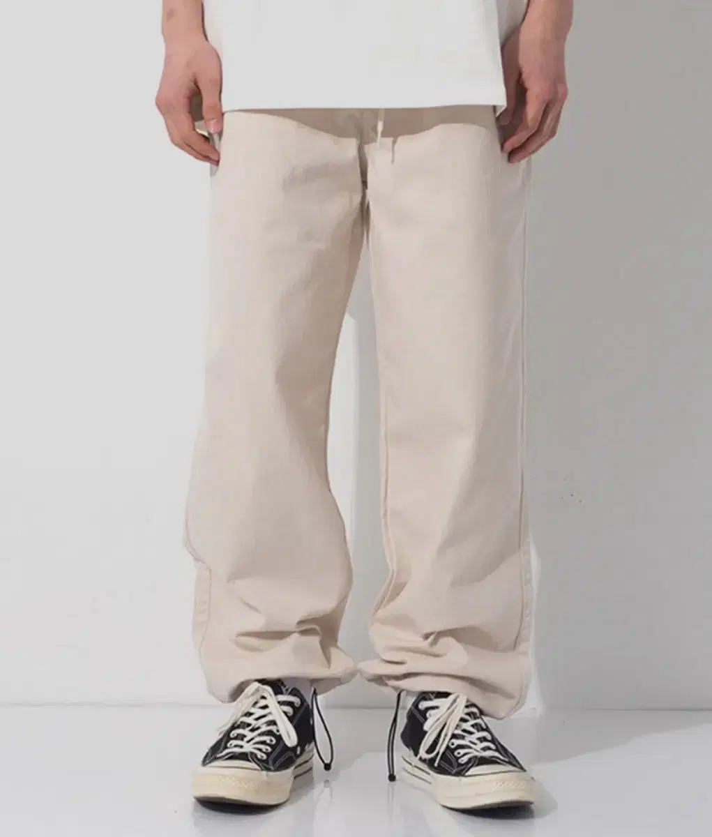 큐티에잇 가먼츠 LS Cotton Wide Banding Pant (Oa