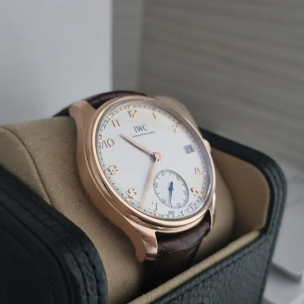 iwc 43mm 포르투기저 수동 8데이즈 days 금통 풀박스 팝니다.