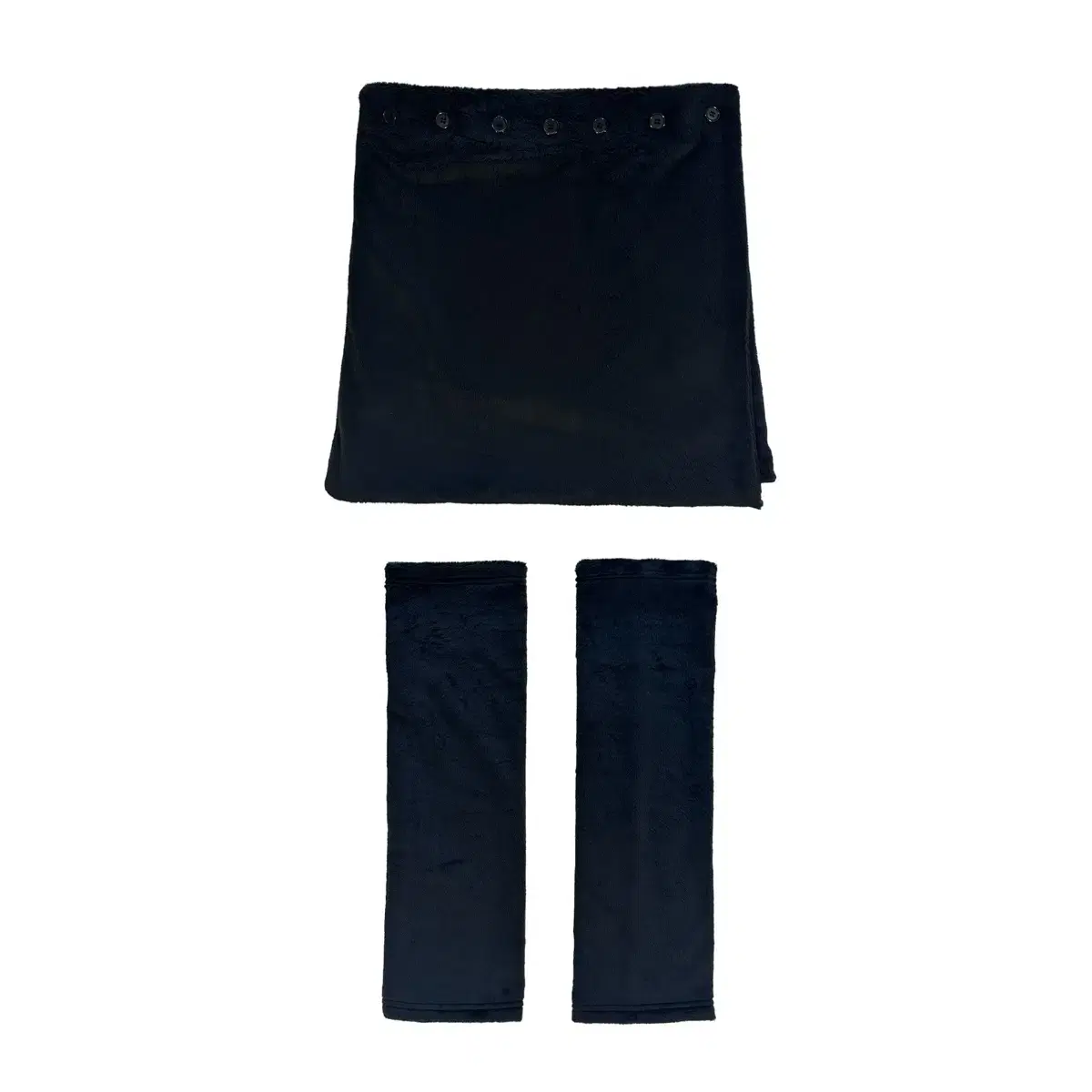 지초이 컴포트 23-006 FLEECE WRAP SKIRT WITH LE