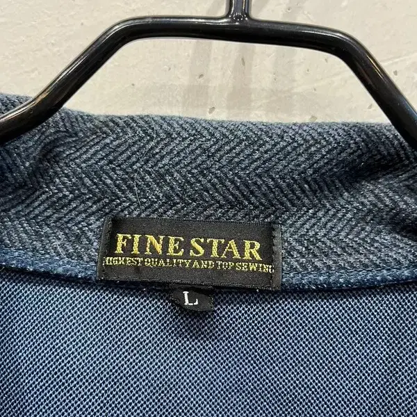 일본빈티지 FINESTAR 헤링본 봄버자켓