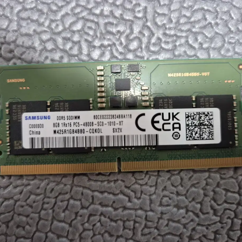 노트북용 삼성 DDR5-4800 8GB RAM 램 2개