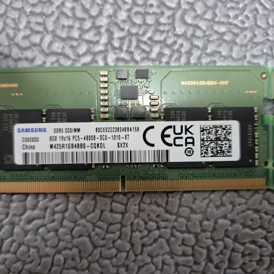 노트북용 삼성 DDR5-4800 8GB RAM 램 2개