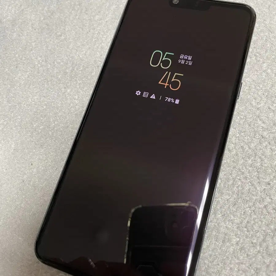 28.자급제/LG G8(G820)/블랙/128GB/진한잔상/부산