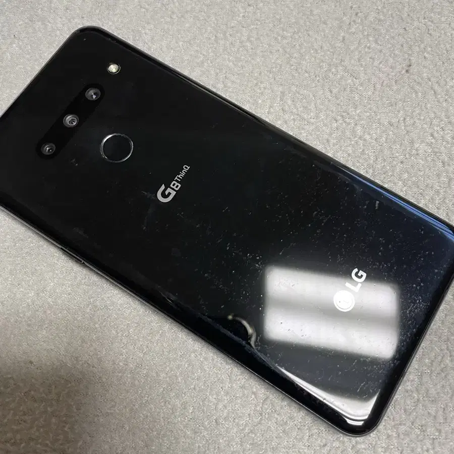 28.자급제/LG G8(G820)/블랙/128GB/진한잔상/부산