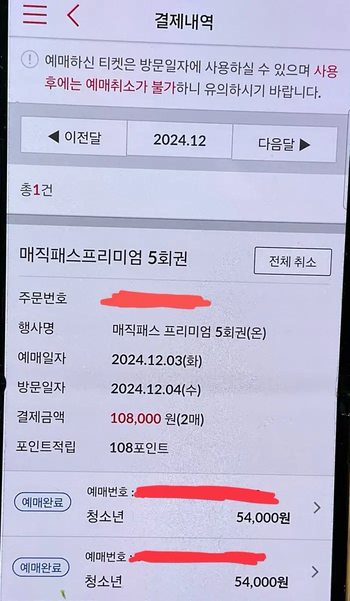 1204 롯데월드 매직패스