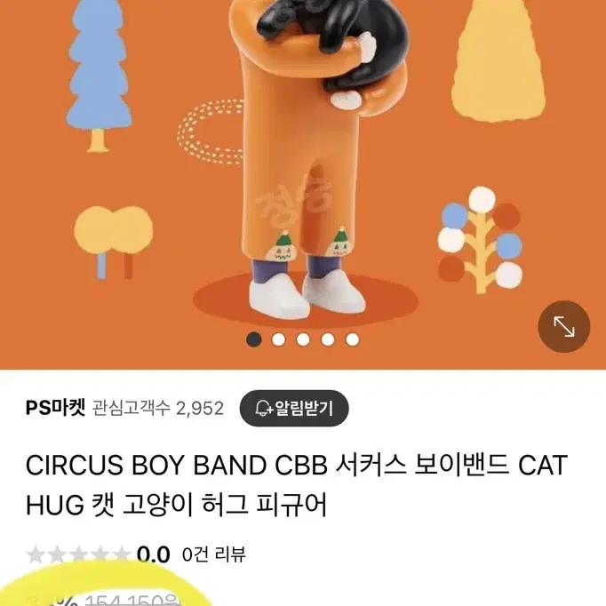 서커스보이밴드 편의점/할로윈 허그 CBB 피규어 3종 일괄