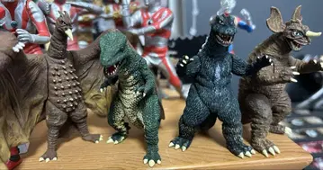 HG 시리즈 고질라 괴수 총진격편 전 4종 세트 전 도장 풀 리페인팅