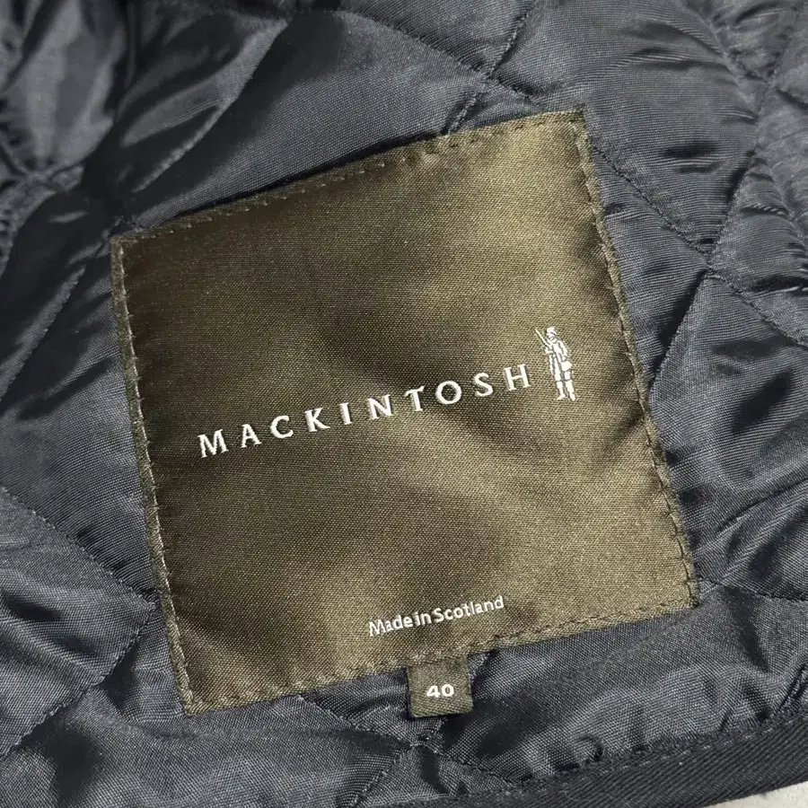 Mackintosh 매킨토시 울 캐시미어 퀼팅 코트