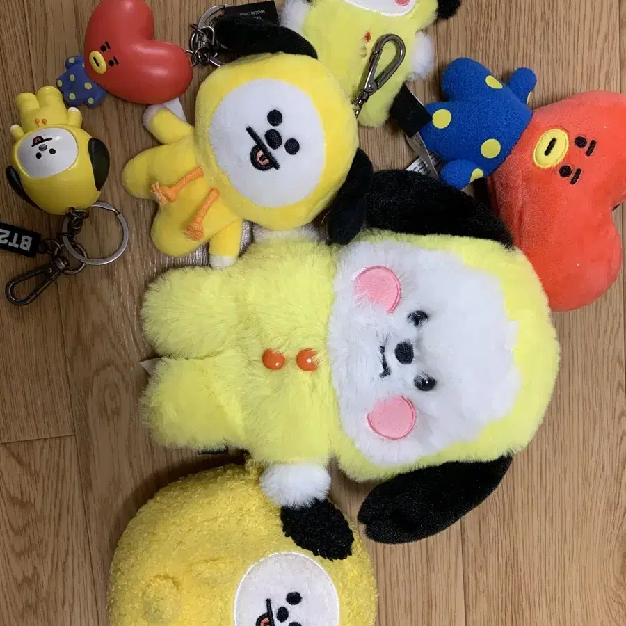 Bt21 인형 파우치 피규어 키링