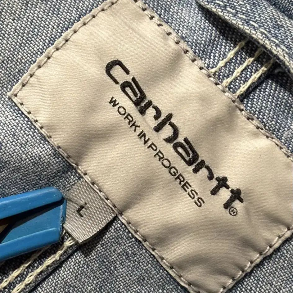 < carhartt > 칼하트 데님 워크자켓 L