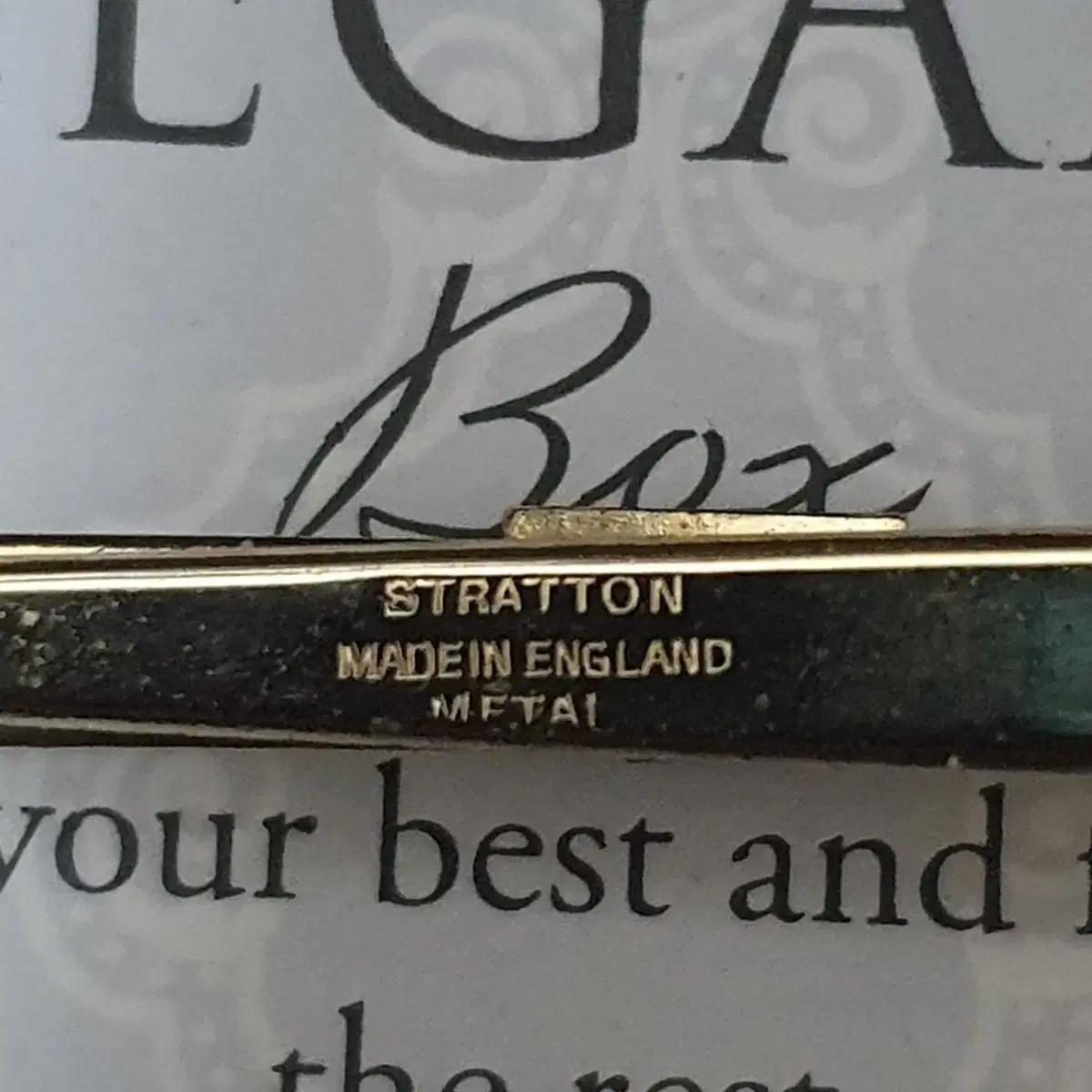 영국빈티지 스트래튼 넥타이핀 vintage STRATTON tie-pin