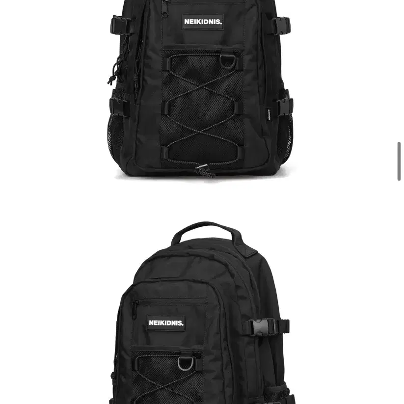 네이키드니스 MESH STRING BACKPACK / BLACK