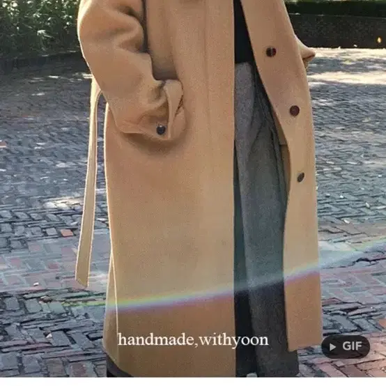 위드윤 코트 어바운드 coat (handmade, wool 90%)