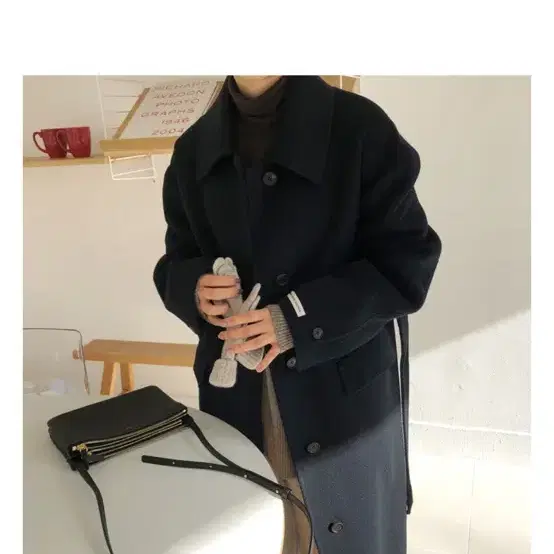 위드윤 코트 어바운드 coat (handmade, wool 90%)