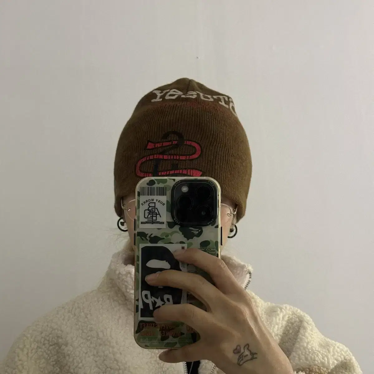 스투시 stussy Mixed Logo Skullcap 비니