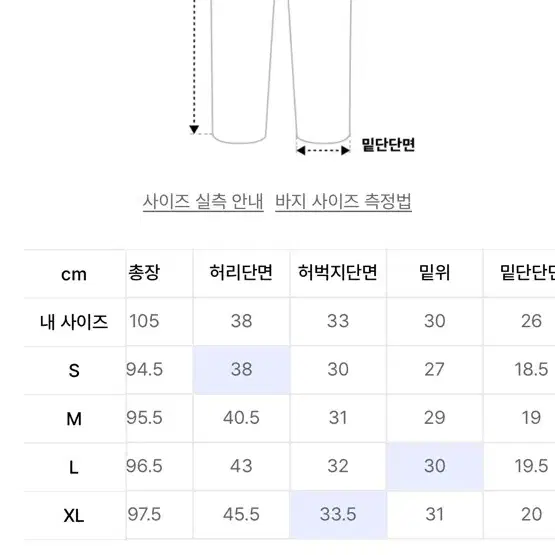 가먼트레이블 GL 바이커 진 M