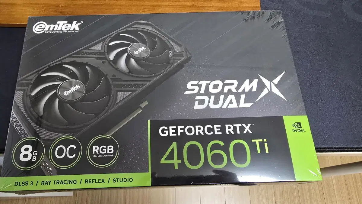 미개봉 ㅡ이엠텍 4060ti STORM X Dual