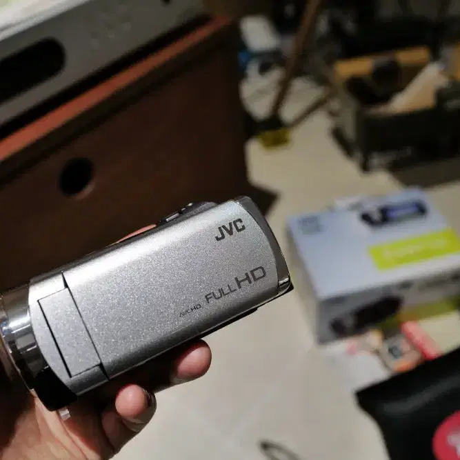 신품급 중급형 JVC GZ-HM390 빈티지 캠코더 (에스파 카리나)