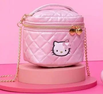 세븐일레븐 한정판 퀼팅 키티 메이크업 가방