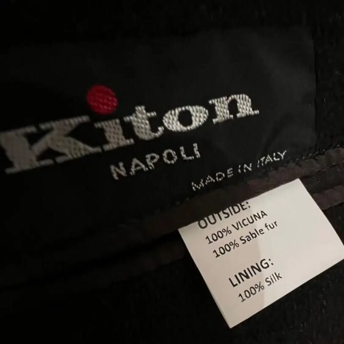 KITON 키톤 코트(VICUGNA-비쿠냐-페루/디테일-세이블)해외발송