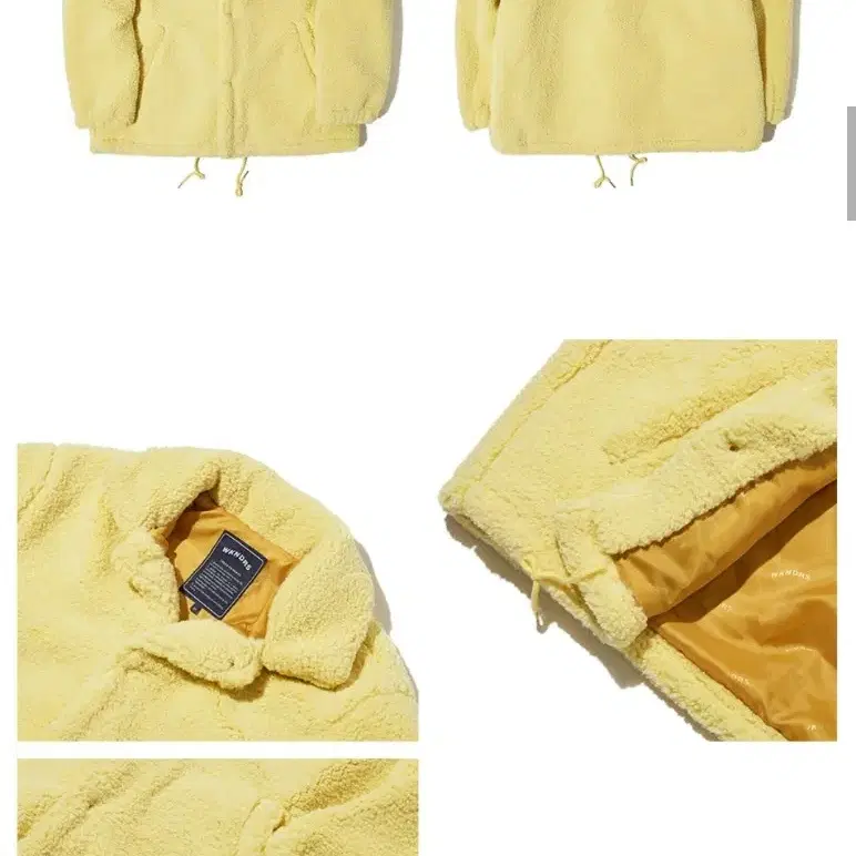 위캔더스 FUR COACH JACKET (CREAM) L