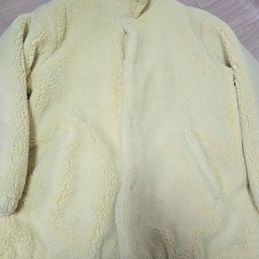 위캔더스 FUR COACH JACKET (CREAM) L