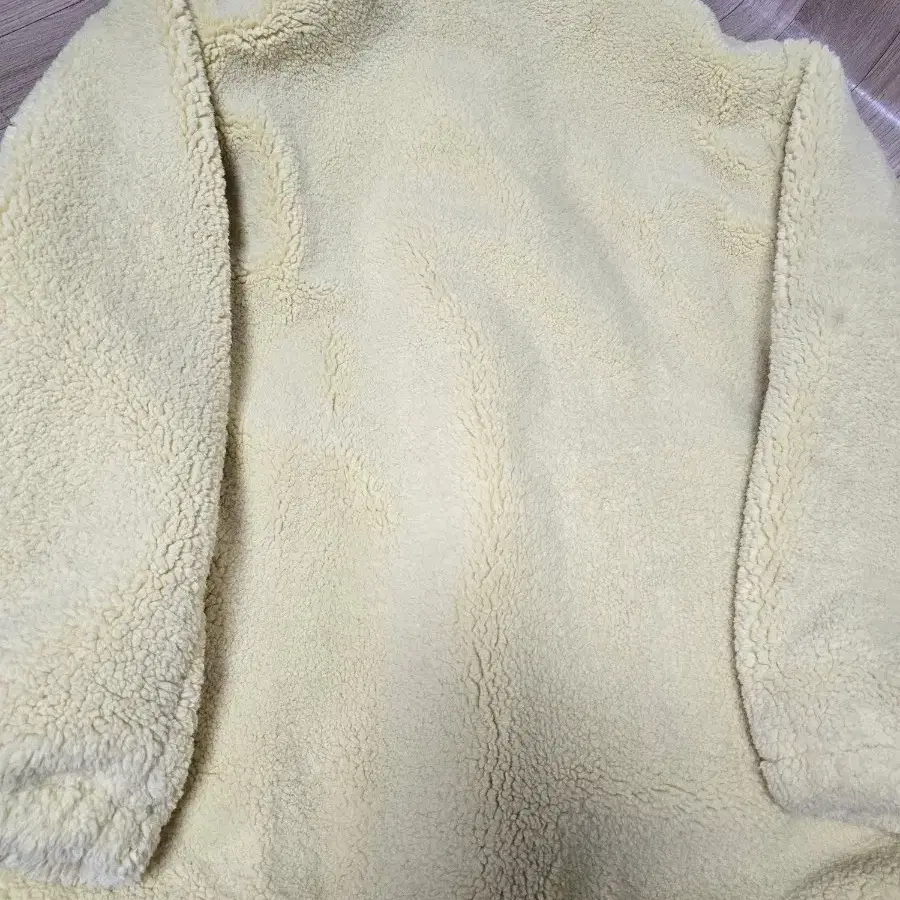 위캔더스 FUR COACH JACKET (CREAM) L