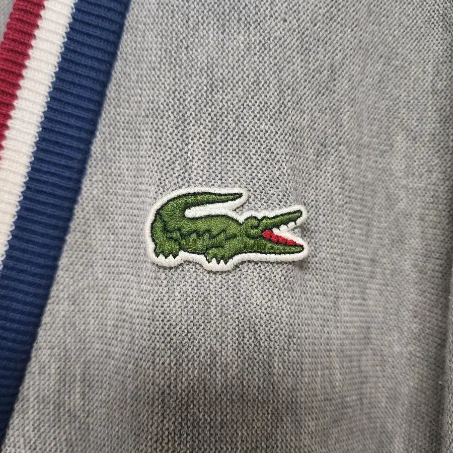 LACOSTE 가디건 그레이 회색 정품 라코스테 가디건 4사이즈 100~