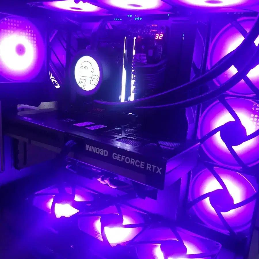 nzxt 세팅 9800x3d b650e-e 4080super 컴퓨터