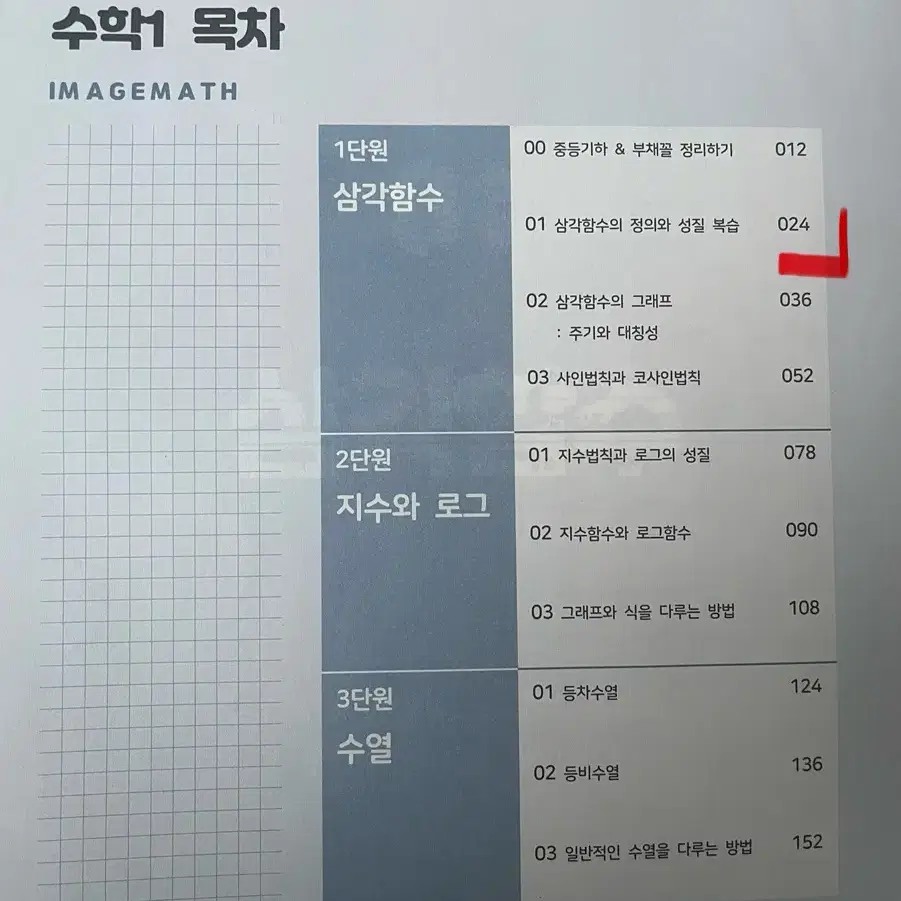 이미지t 미친개념 수1+워크북 일괄