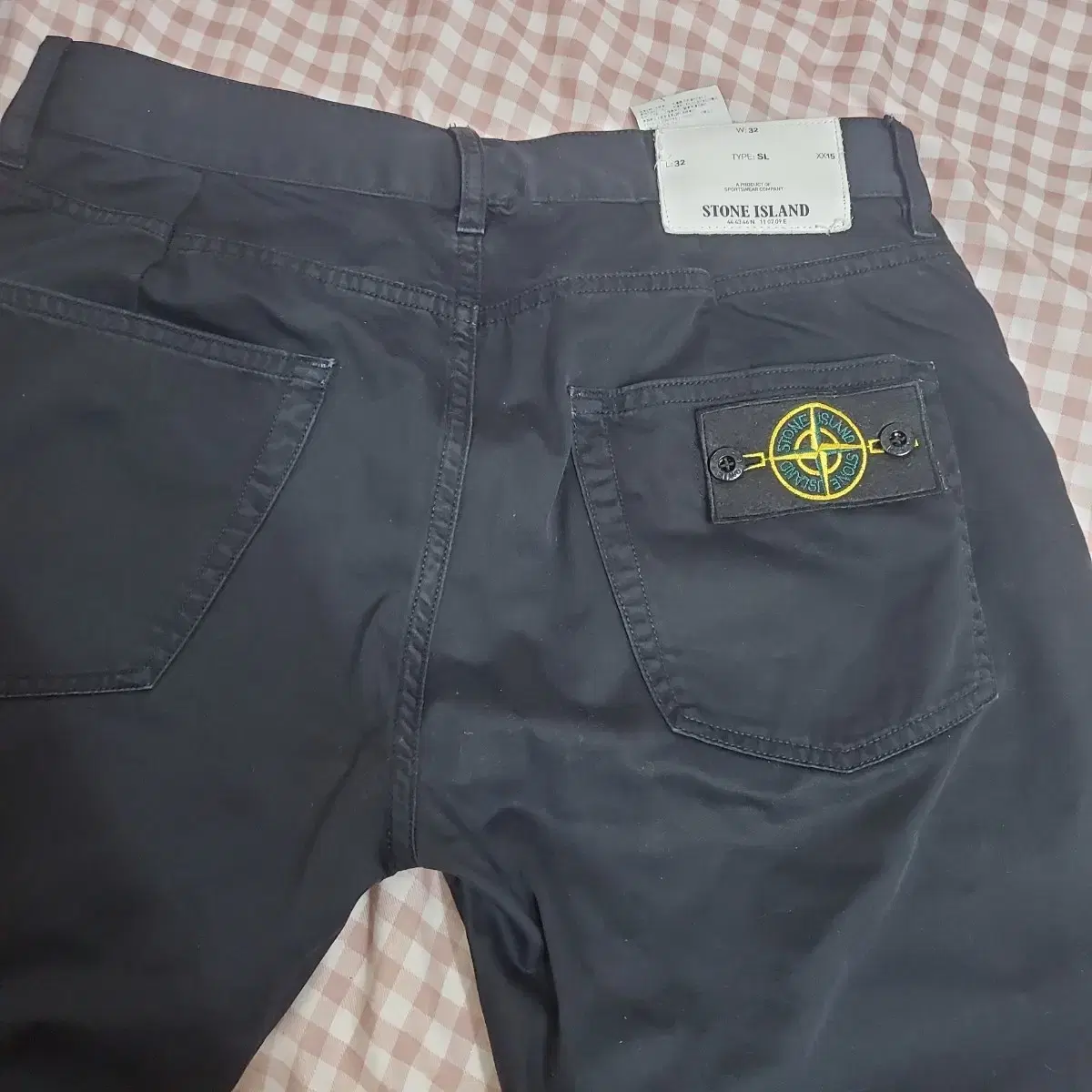 스톤아일랜드 STONE ISLAND 블랙진 면바지 32사이즈