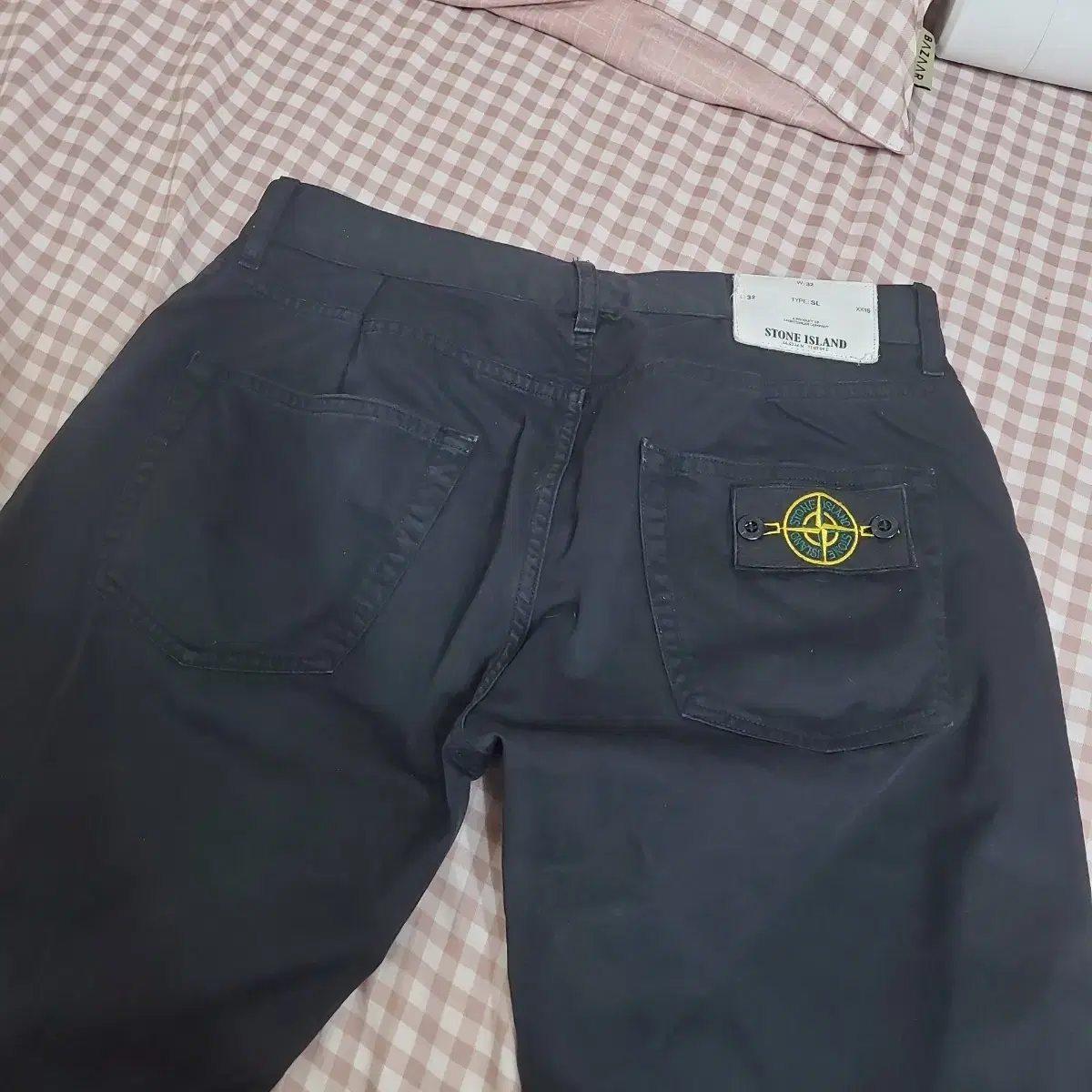 스톤아일랜드 STONE ISLAND 블랙진 면바지 32사이즈