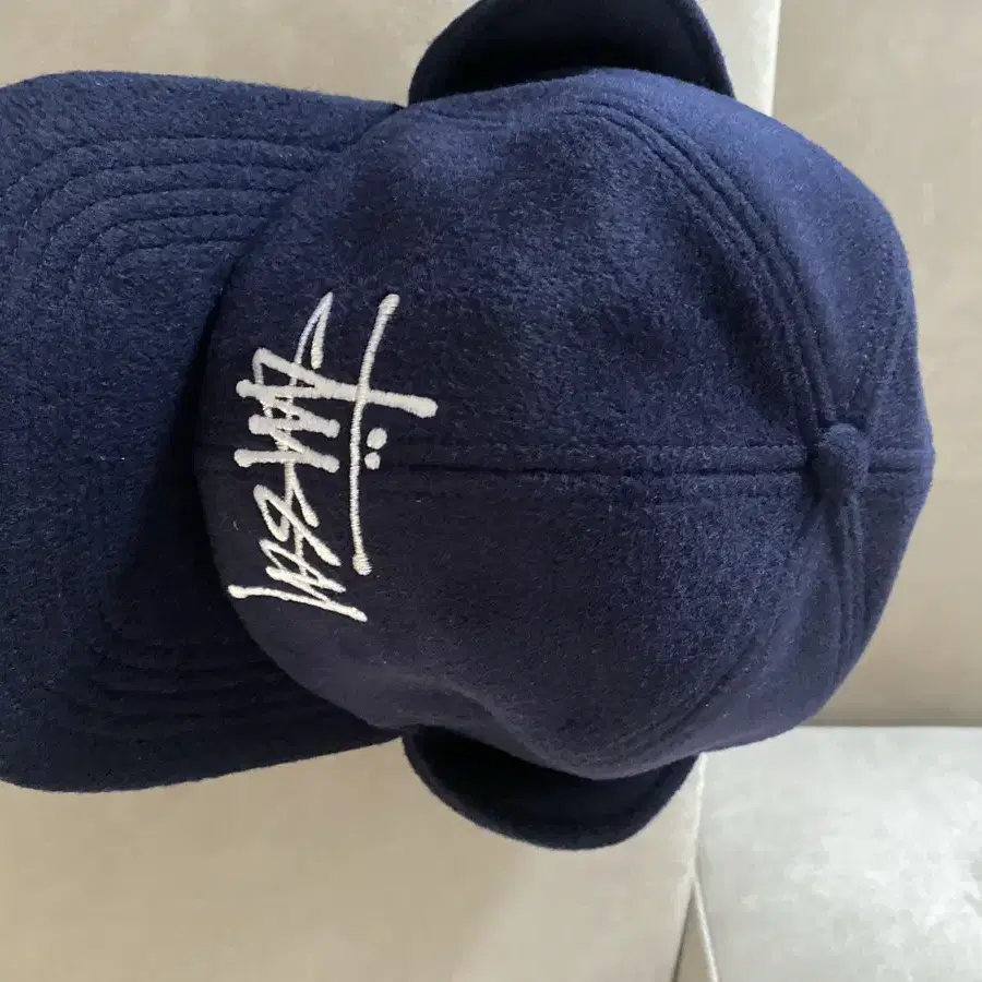 Stussy Wool Ear Flap Cap Navy