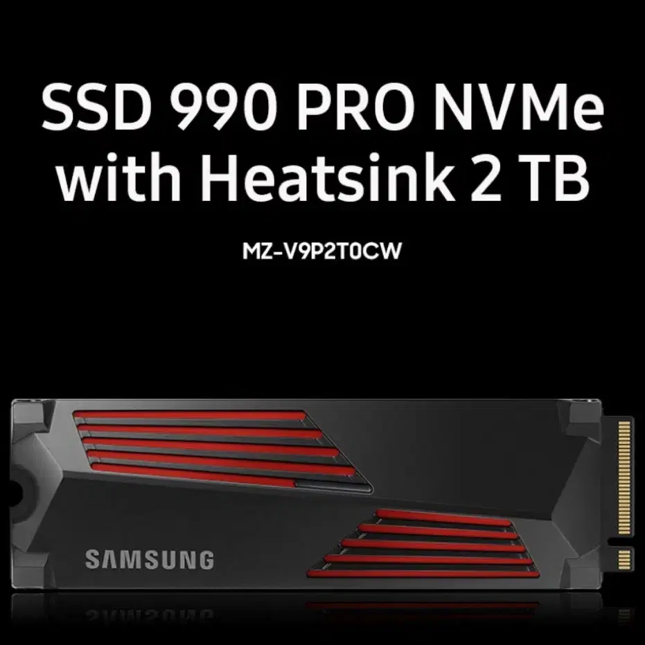 [삼성전자] 990 PRO 히트싱크  2TB M.2 NVMe 2TB