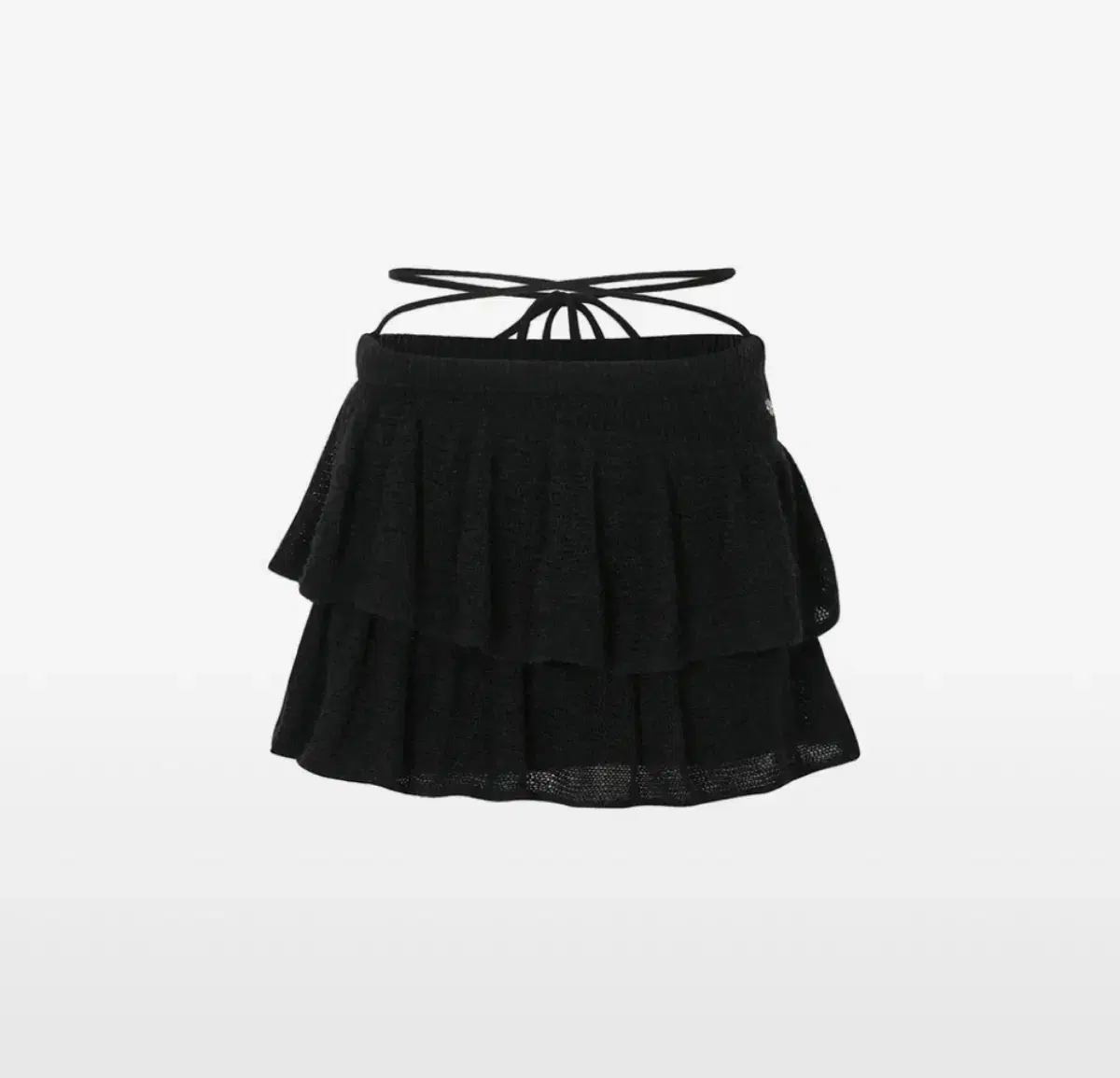 페인오어플레져 Angela knit skirt black 새상품