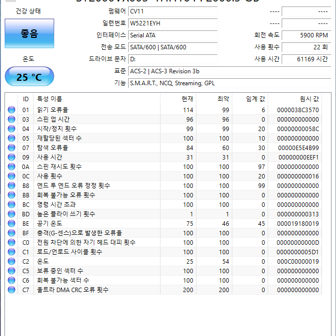 시게이트 2TB CCTV 하드디스크