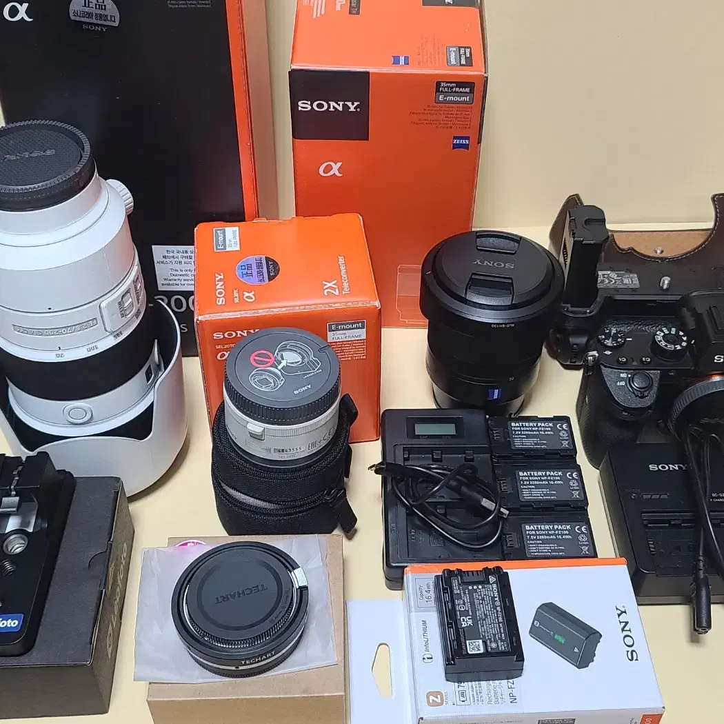 소니 A9, 70-200GM,2X컨버터, 24-70Z F4, LM-EA9