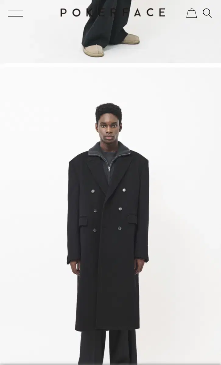 포커페이스 24fw 짜르 코트 48 판매 CZAR COAT