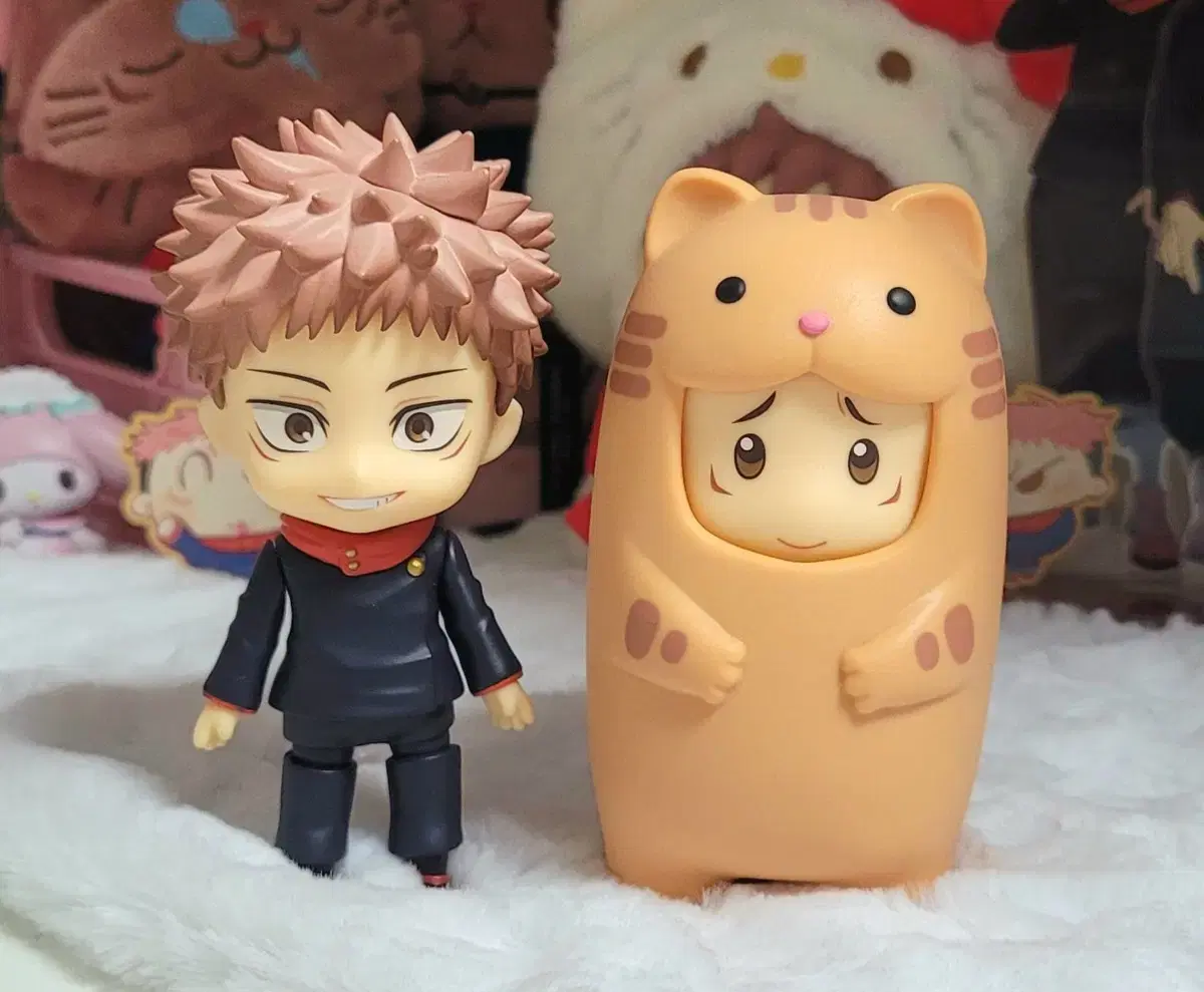 Bulk Jutsu Spinning Itadori Yuugi Nendoroid More Face Case Cat Figures